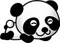 Mini logo panda